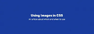 How to add SVGs with CSS (background-image) | SVG Backgrounds