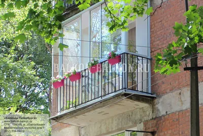 Кованый французский балкон №5002 купить в Минске: цены и фото
