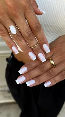 30 French Tip Nail Ideas - the gray details