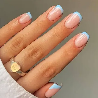 Baby French Nails Are A Super Cute Twist On A Classic Mani