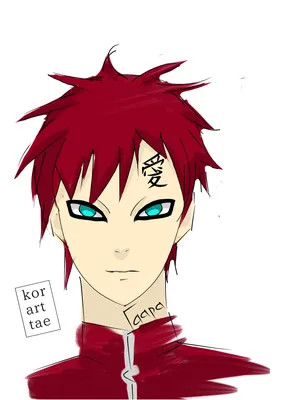 Image result for gaara fanart | Наруто, Наруто шипуден, Гаара