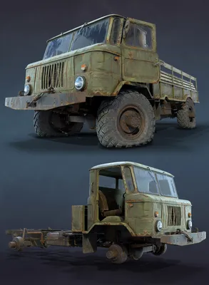 GAZ 66 With ZU-23-2 1970 3D Model by podshyvalov