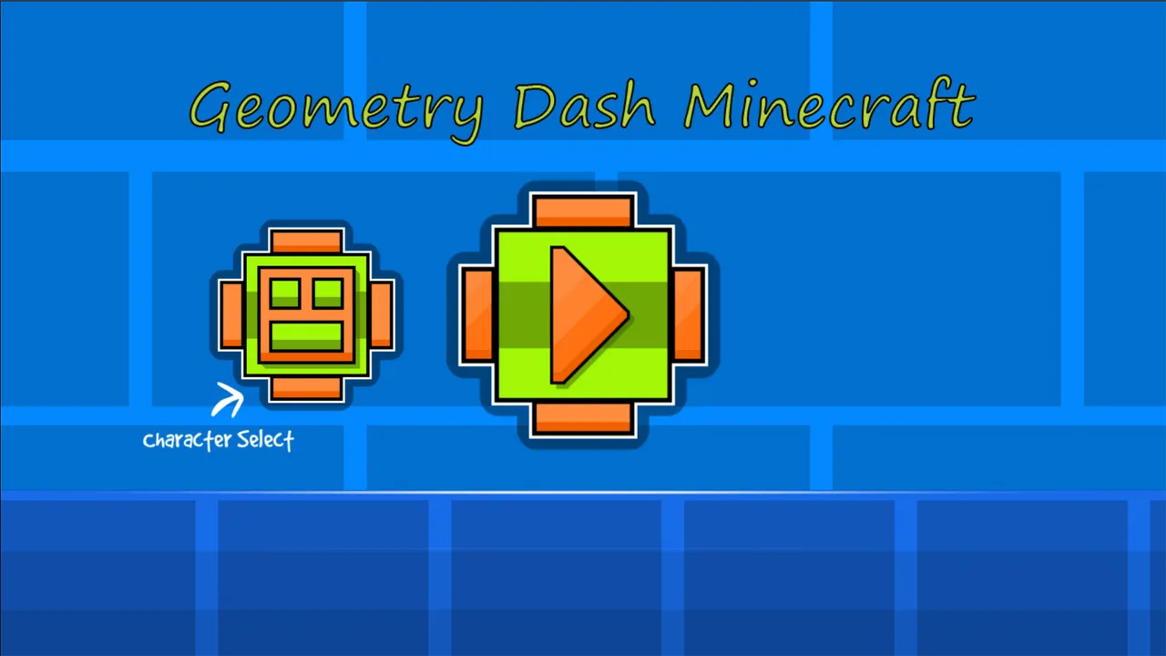 Игра geometry dash minecraft