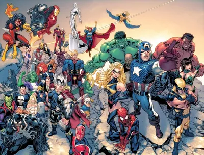 Beautiful Poster for Marvel Universe of Super Heroes | The MoPOP Blog