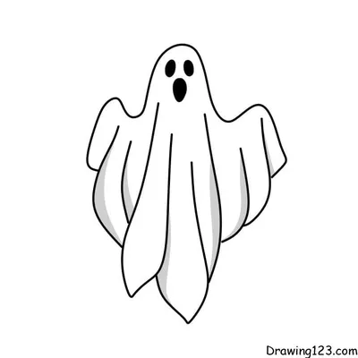 White ghost halloween Royalty Free Vector Image