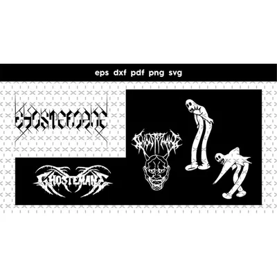 Anybody else feel that Ghostemane should have at least kept this font  lettering? I know we're in the new era of Ghostemane. This was the best one  in my opinion. : r/GHOSTEMANE