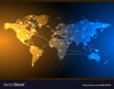 Global computer network Royalty Free Vector Image