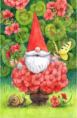 Fantasy Christmas Gnome Graphic · Creative Fabrica