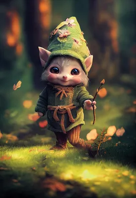 Fantasy Oracle Gnome · Creative Fabrica