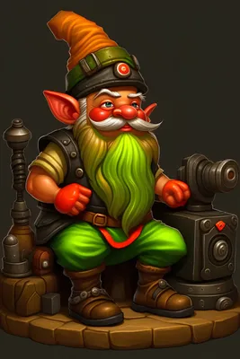 Respite Gnome Fantasy Art Cool Wall Decor Art Print Poster 24x36 - Poster  Foundry