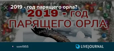 Сказ про беркута, или С годом Парящего орла!