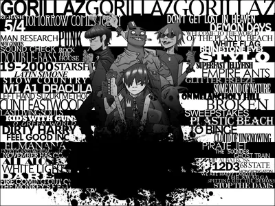 Altwall: Скачать Gorillaz wallpaper (обои рабочего стола)