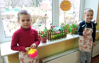 Грядки для детей: огород и садик на подоконнике в Хотлянском детском саду -  Чырвоная Зорка