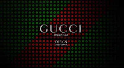 Обои Черный логотип Gucci » Скачать красивые HD обои (картинки) на рабочий  стол (экран) и на телефон бесплатно