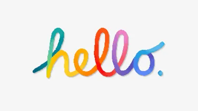 Cute word 'Hello' Cartoon style, Vector illustration. 25894618 Vector Art  at Vecteezy