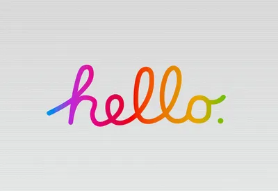 Apple Hello Lettering Animation | Figma Community