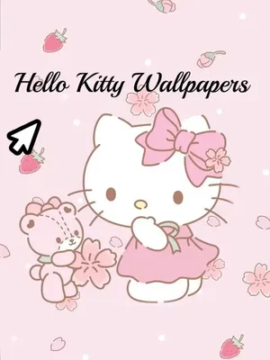 Cute hello kitty wallpaper for computers on Craiyon