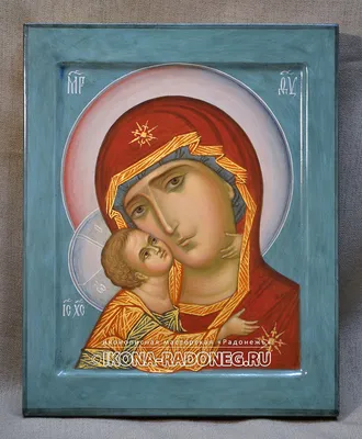 Икона Божией Матери Владимирская - купить, заказать рукописную икону