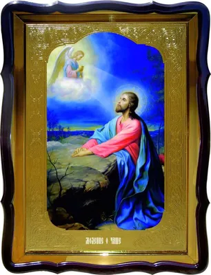 Икона Иисус Христос Спаситель на Ровной Доске - Фото Работы