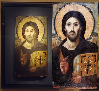 Купить триптих с изображением Николая Чудотворца, Иисуса Христа и Пресвятой  Богородицы Девы Марии