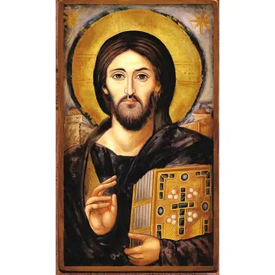 Купить католическую икону Иисус Христос Скидка 5% на иконы из натуральных  камней на сайте Yantar.ua