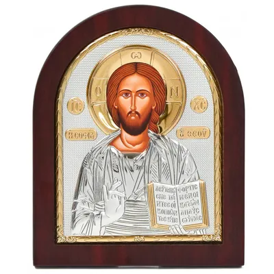Спаситель Иисус Христос икона ручной работы шелкографии со Святой Горы Афон  | athonas.com