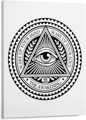 Sign Illuminati. Freemasonry. The masonic square. All seeing eye in sacred  geometry triangle, masonry and illuminati symbol. Generative ai. Stock  Illustration | Adobe Stock