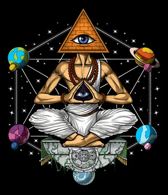 Illuminati Eye Occult Pyramid\" Poster for Sale by forge22 | Redbubble