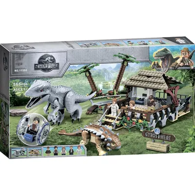 Боевой набор динозавров: Индоминус Рекс, Мир Юрского Периода Hasbro 4163226  купить в интернет-магазине — KidsMoms