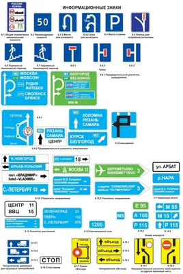 Информационные знаки купить в Москве - цена производителя