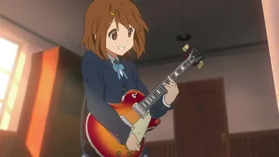 Фото Портрет Hirasawa Yui / Юи Хирасава из аниме Кей-он / Клуб лёгкой  музыки / K-ON