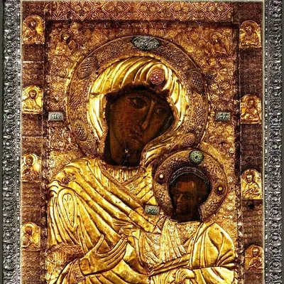 Рукописная Иверская икона Божией Матери | Православные иконы, Рукописное,  Христианин