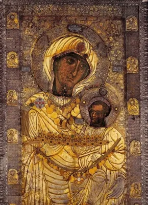 Иверская, икона Пресвятой Богородицы в серебряном окладе, артикул И09849 -  купить в православном интернет-магазине Ладья