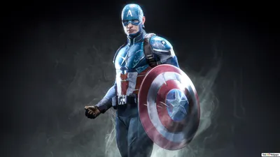 Живые обои Captain America Neon - Wallpaper Engine