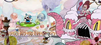 Два моих самых сложных босса в Cuphead