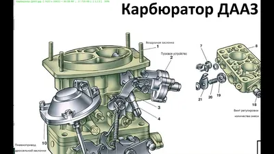 Карбюратор в сборе К22И-1107010 на ГАЗ-21 купить в Киеве и Украине