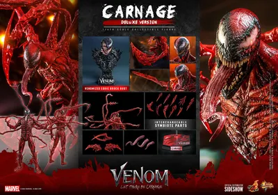 Hot Toys MMS620 Venom: Let There Be Carnage Carnage 1/6th Scale Collec –  Pop Collectibles