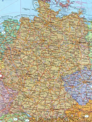 Карта Германии иллюстрация вектора. иллюстрации насчитывающей падение -  6066851