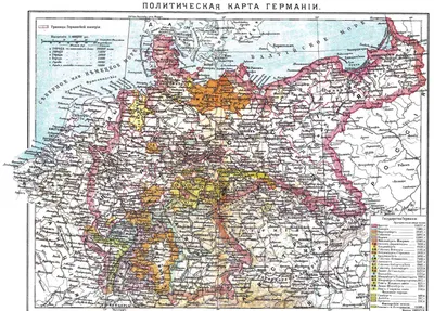 Контурная карта Германии с флагами штатов, Объекты, Значки Включая: контур  и федеральный - Envato Elements