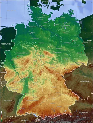 ᐉ Карта Германии на акриле с подсветкой между областями Flag 90х67 см •  Купить в Киеве, Украине • Лучшая цена в Эпицентр