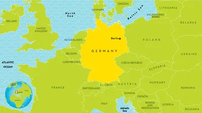Исторические карты Германии XX и XIX вв. | Пикабу