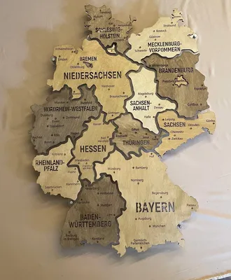 карта Германии иллюстрация вектора. иллюстрации насчитывающей знак -  16021148