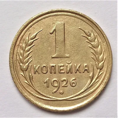 1 копейка 1926 год СССР.Погодовка 1921-1957 гг.