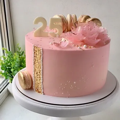 Женский торт 25 лет | Красивые торты, Торт на годовщину свадьбы, Торт