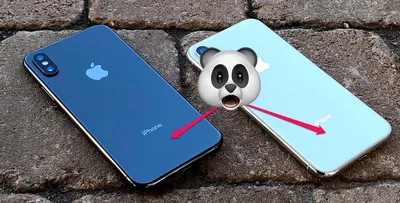 Черная Сторона Apple Iphone X Спереди И Сзади Повернулась Друг К Другу —  стоковые фотографии и другие картинки Смартфон - iStock