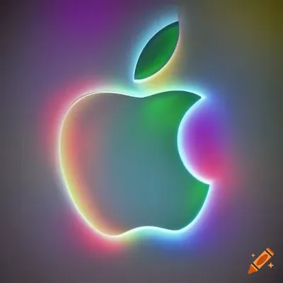 Iphone apple logo wallpaper on Craiyon