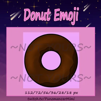 Donut Kawaii Twitch Overlay Package Graphic by 2SUNS · Creative Fabrica