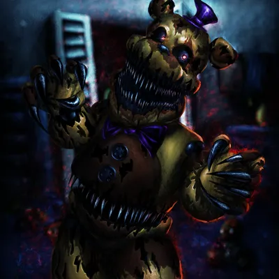 Как слепить Кошмарного Фредбера из пластилина ФНАФ Туториал 1 Nightmare  Fredbear FNAF Tutorial 1 - YouTube