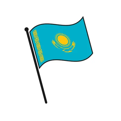 Флаг Казахстана | Kazakhstan flag, Kazakhstan, Flags of the world