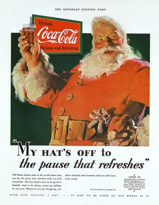 Retro advertising Coca-cola (25 works) » Pictures, artists, photographers  on Nevsepic